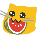 :blobcatnomwatermelon: